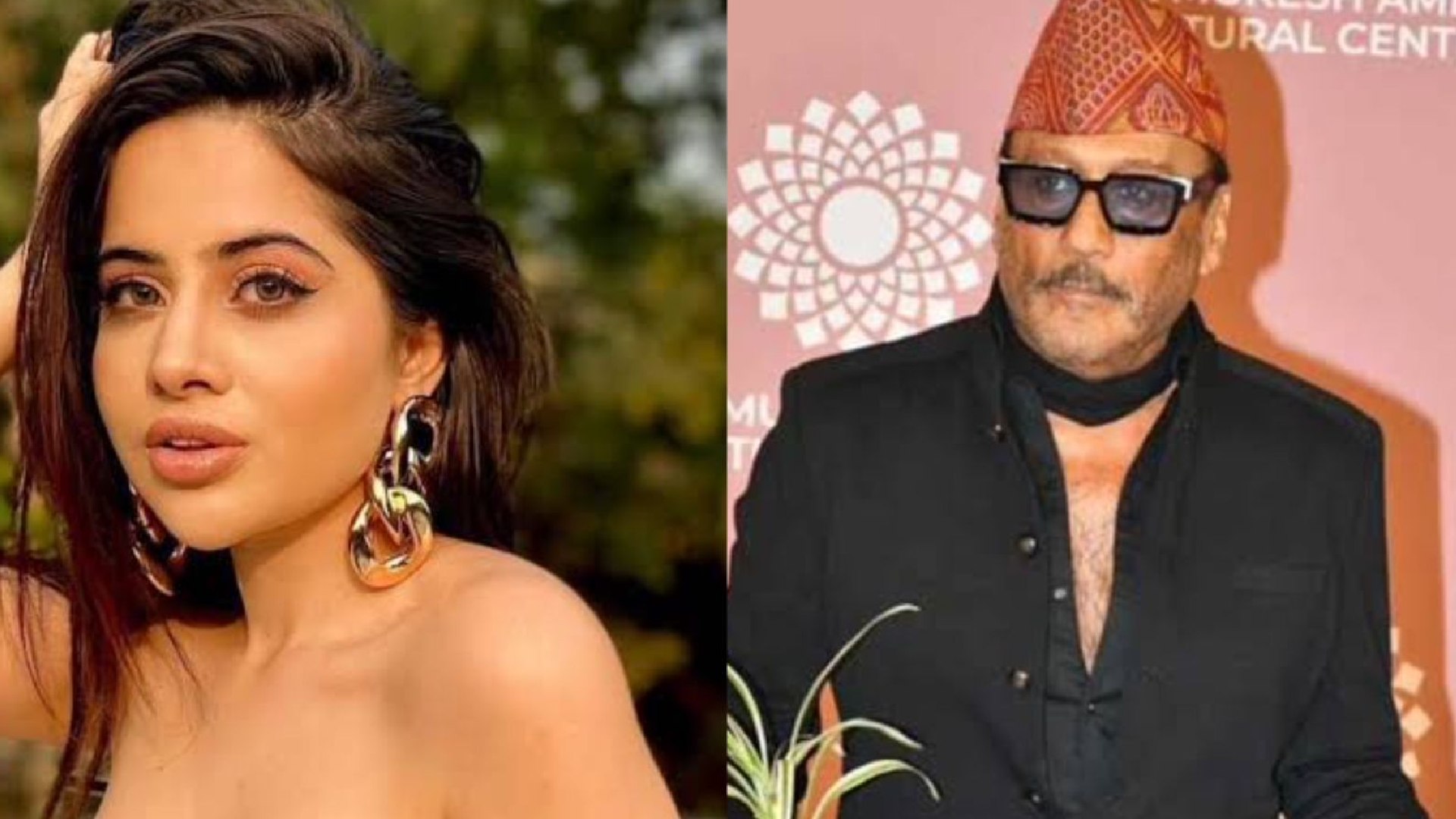 Uorfi Javed’s unique chia seed dress receives appreciation from Jackie Shroff