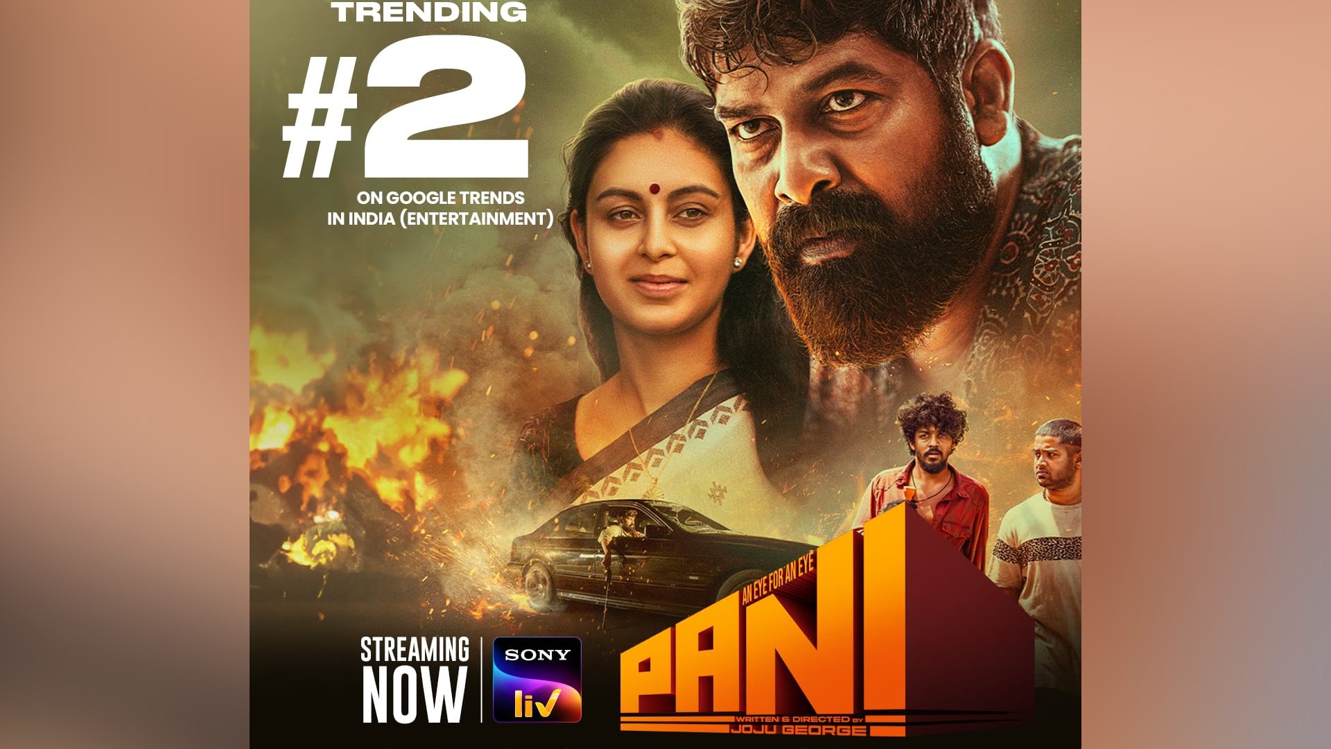 Joju George’s Pani becomes a sensation on Sony LIV, ranks #2 on Google Trends