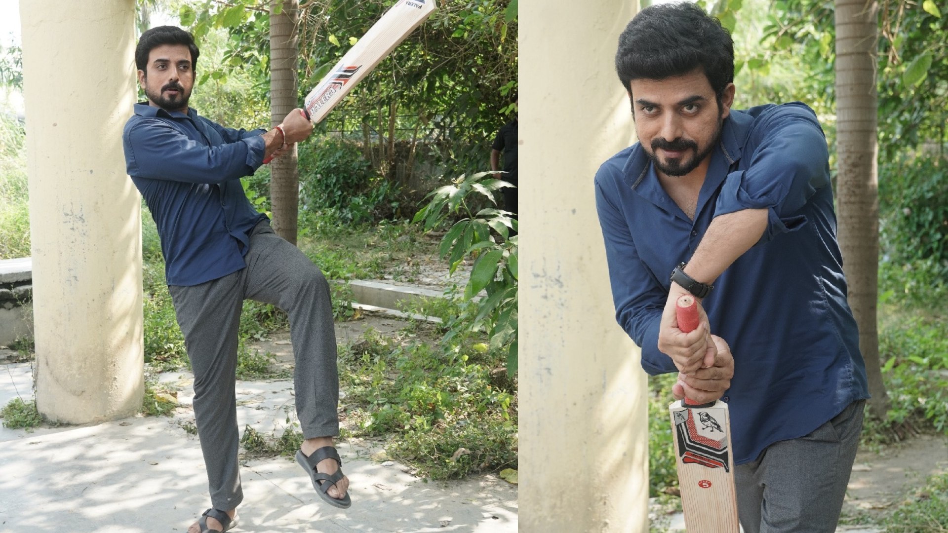 Cricket Fever on the Sets of Bas Itna Sa Khwaab! Yogendra Vikram Singh Showcases His Batting Skills