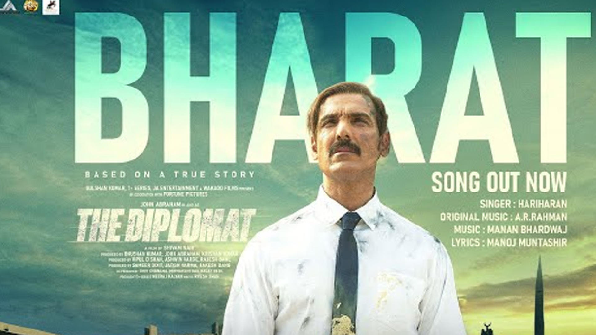 T-Series Unveils Bharat from The Diplomat Starring John Abraham – A Soul-Stirring Ode to India, Sung by Hariharan