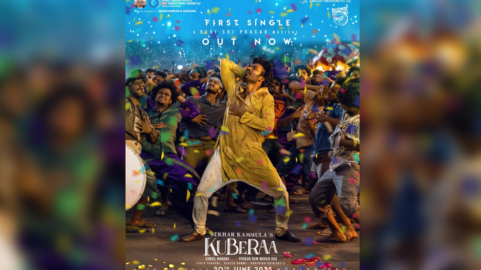 Dhanush, Sekhar Kammula & Devi Sri Prasad unleash a musical storm – Kuberaa’s first single ‘Jaake Aana Yaara’