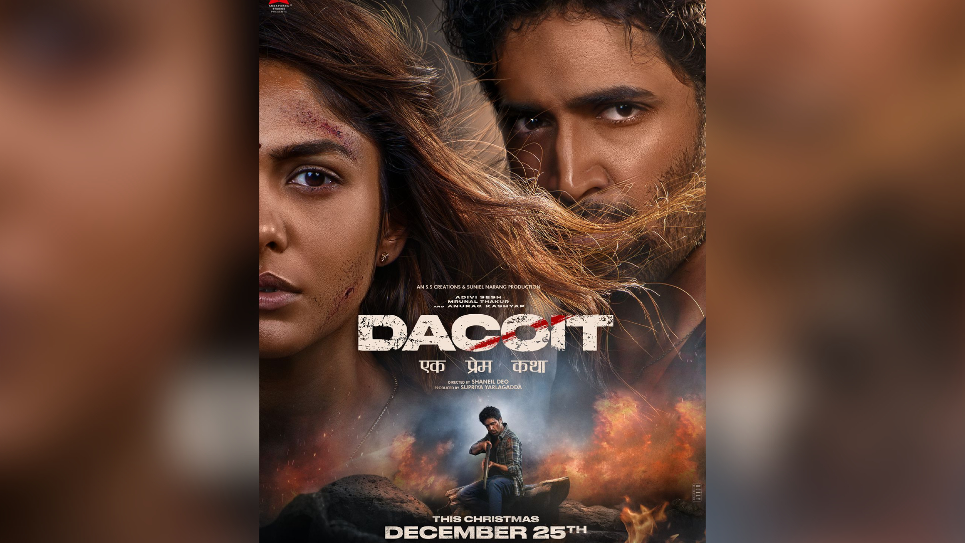 The Wait is Over – Adivi Sesh & Mrunal Thakur’s Bilingual Action-Drama ‘Dacoit: Ek Prem Katha’ Set for a Grand Pan-India Release this Christmas!