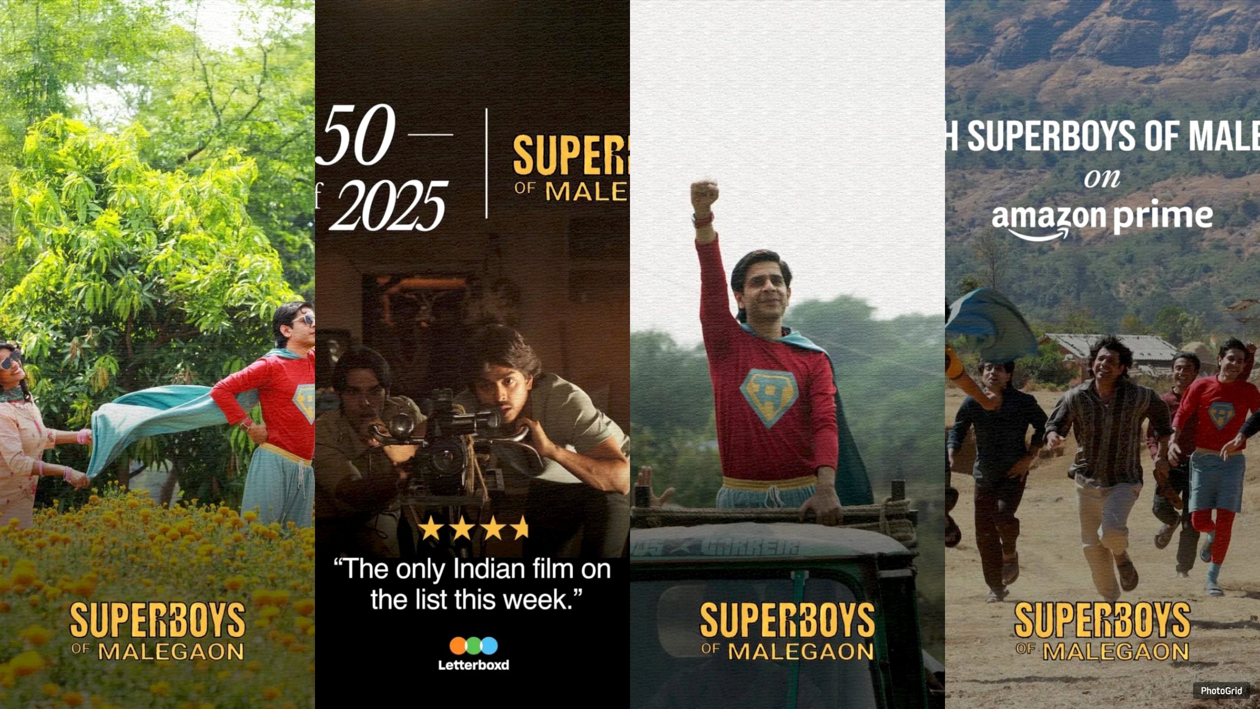 A milestone in the journey achieved! Superboys of Malegaon becomes the only Indian film to makes its place in Letterboxd’s Top 50 of 2025!