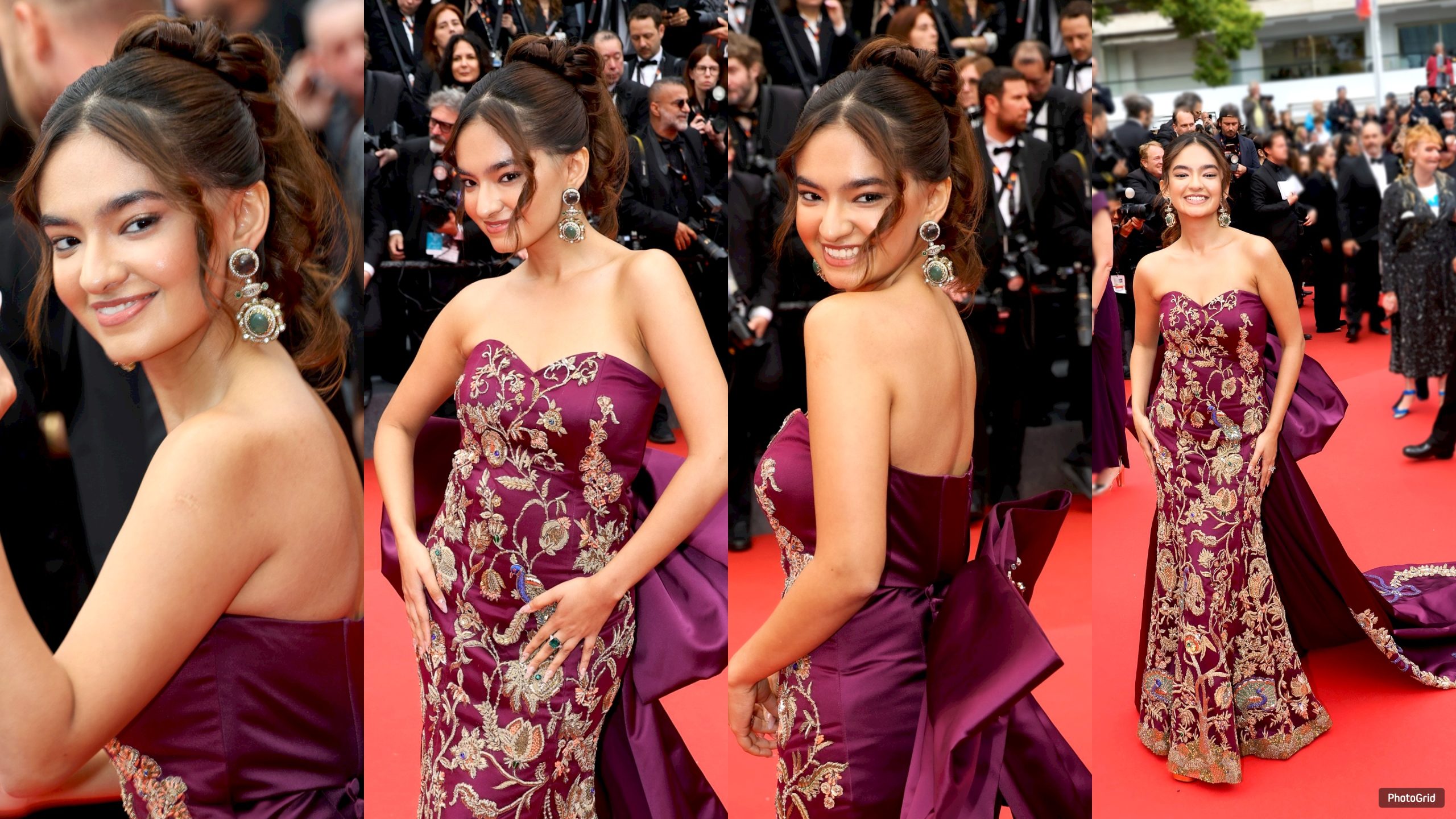 Global Star Anushka Sen’s Another Global Feat: Marks Her Debut at the Cannes Film Festival and slays with an ode to India-Korea in a special way at the carpet