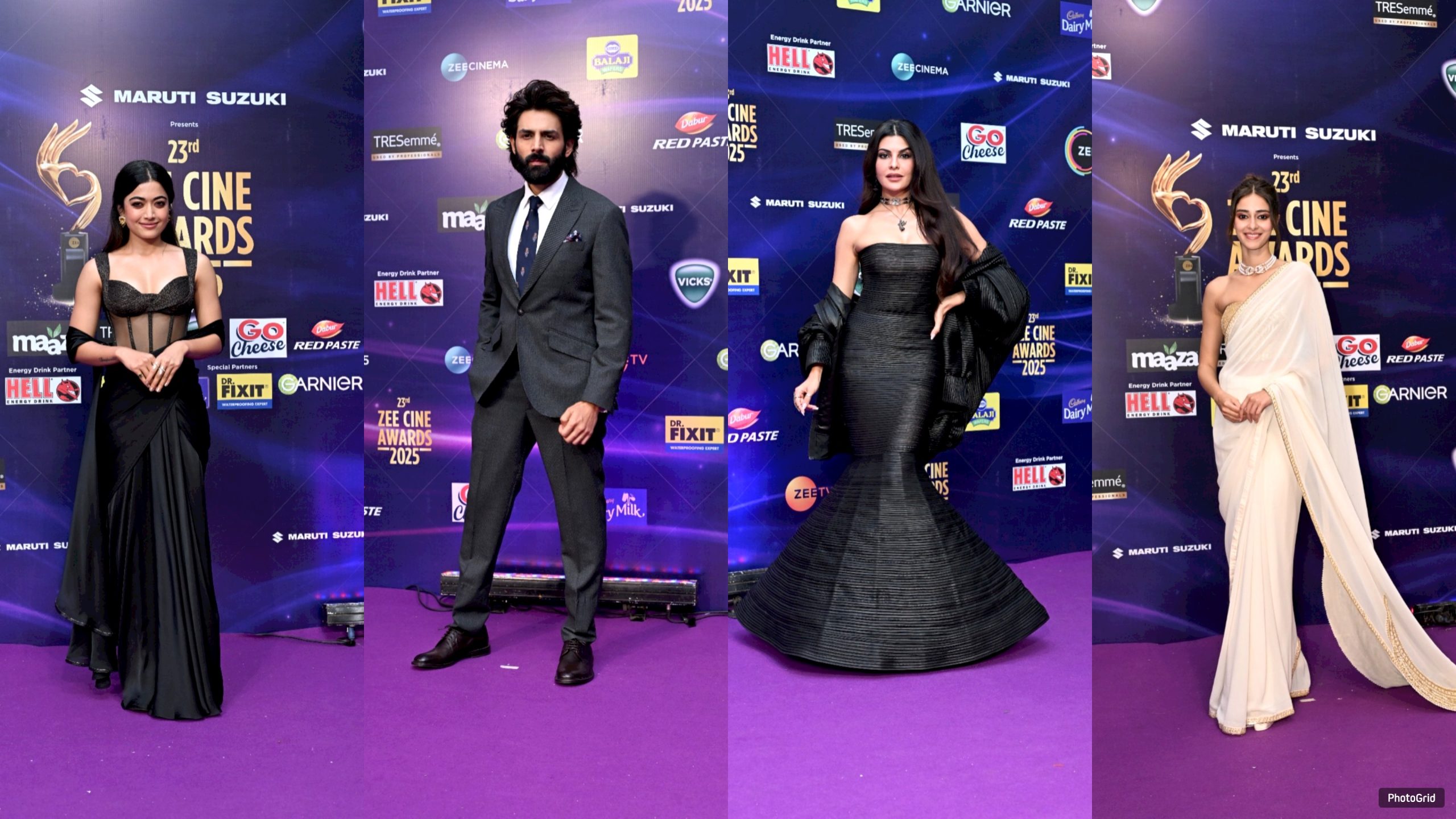 Indian Cinema’s leading stars served head-turning looks at the Purple Carpet of Maruti Suzuki presents 23rd Zee Cine Awards 2025