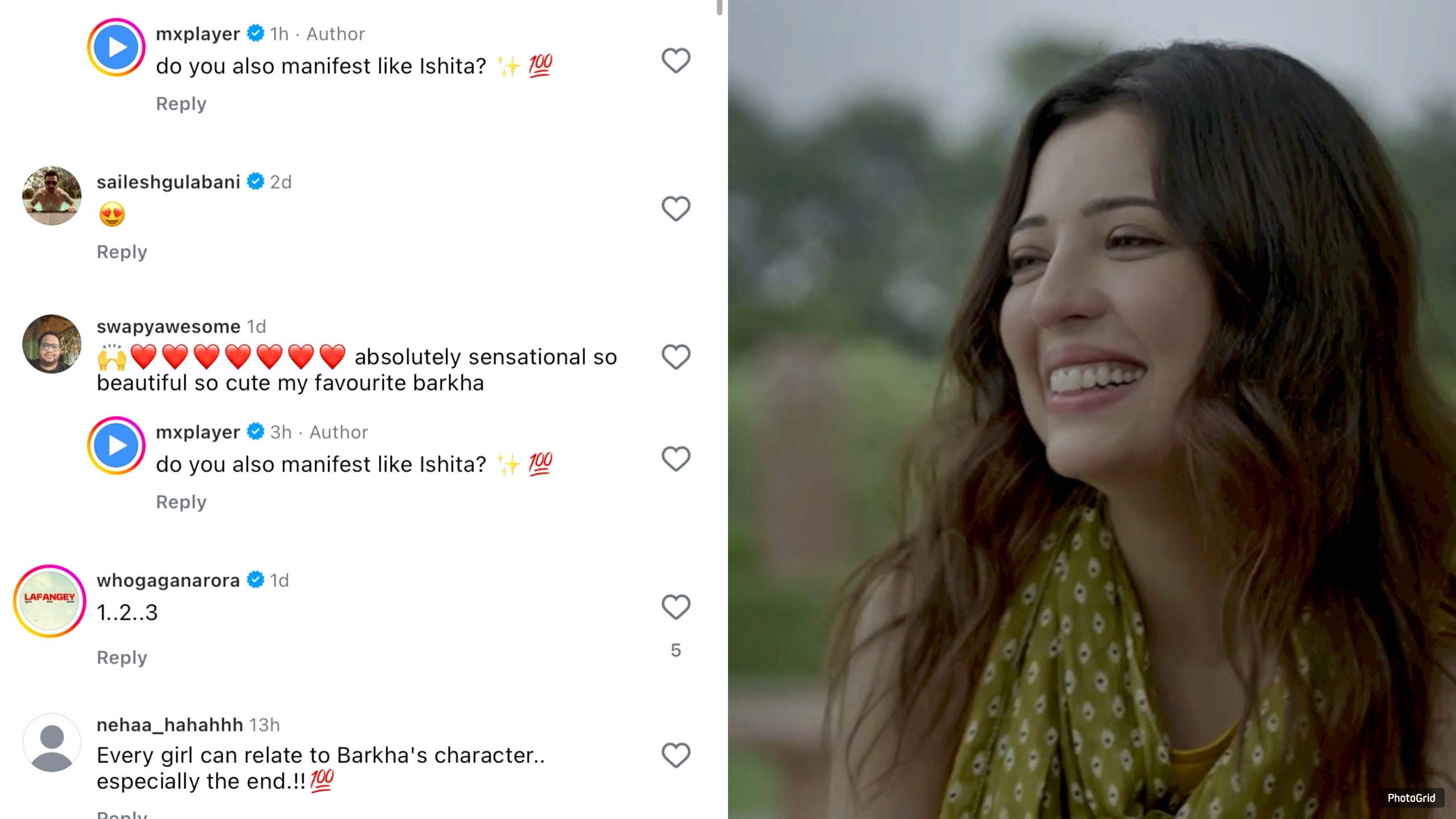 “Barkha is definitely a Pookie”: Netizens are loving Barkha Singh’s Character in Lafangey as Ishita!