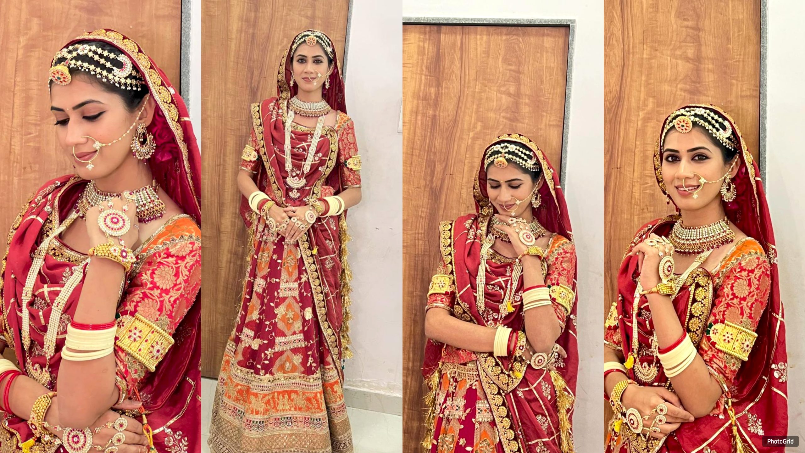 A royal transformation! Mandeep Kaur dons a traditional Rajasthani bridal look in Vasudha