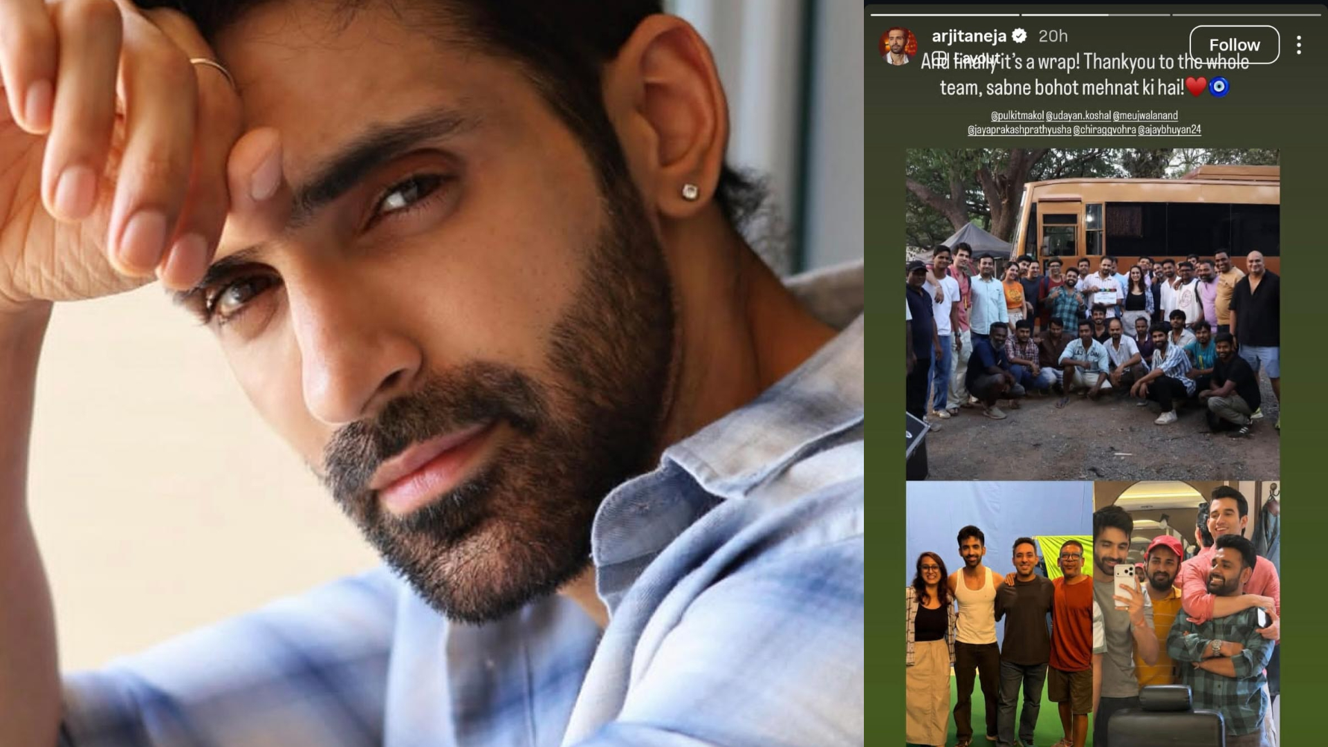 Arjit Taneja Wraps Up Shoot With Pranali Rathore, Ignites Social Media Buzz