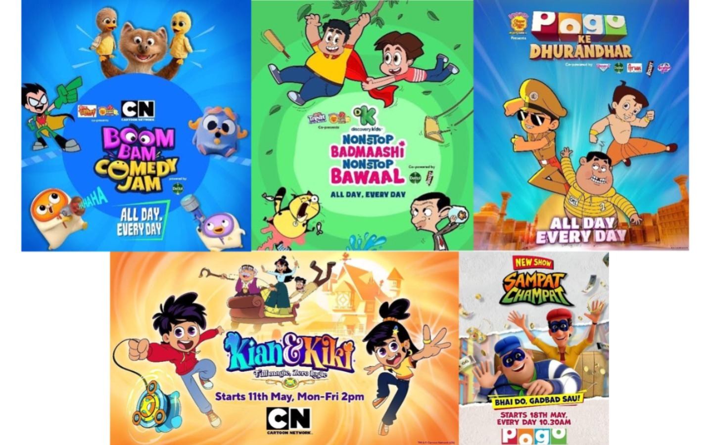 Warner Bros. Discovery Begins the 2026 Summer Fiesta: Announces the Premiere of New Shows Sampat Champat on POGO and Kian & Kiki on Cartoon Network