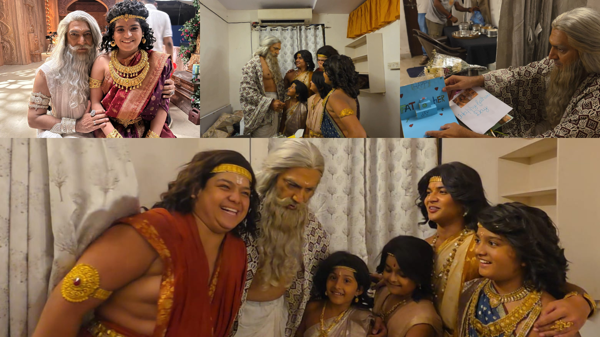 “The sweet surprise of handmade cards, chocolates and a beautiful bouquet from the young cast truly made my day” says Manish Wadhwa of Sony SAB’s Hastinapur Ke Veer