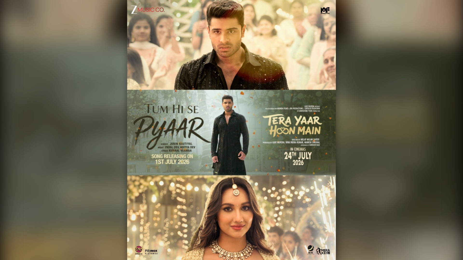 The Team Behind the Blockbuster ‘Tum Hi Aana’ Reunites for Tera Yaar Hoon Main‘s New Song Tum Hi Se Pyaar’