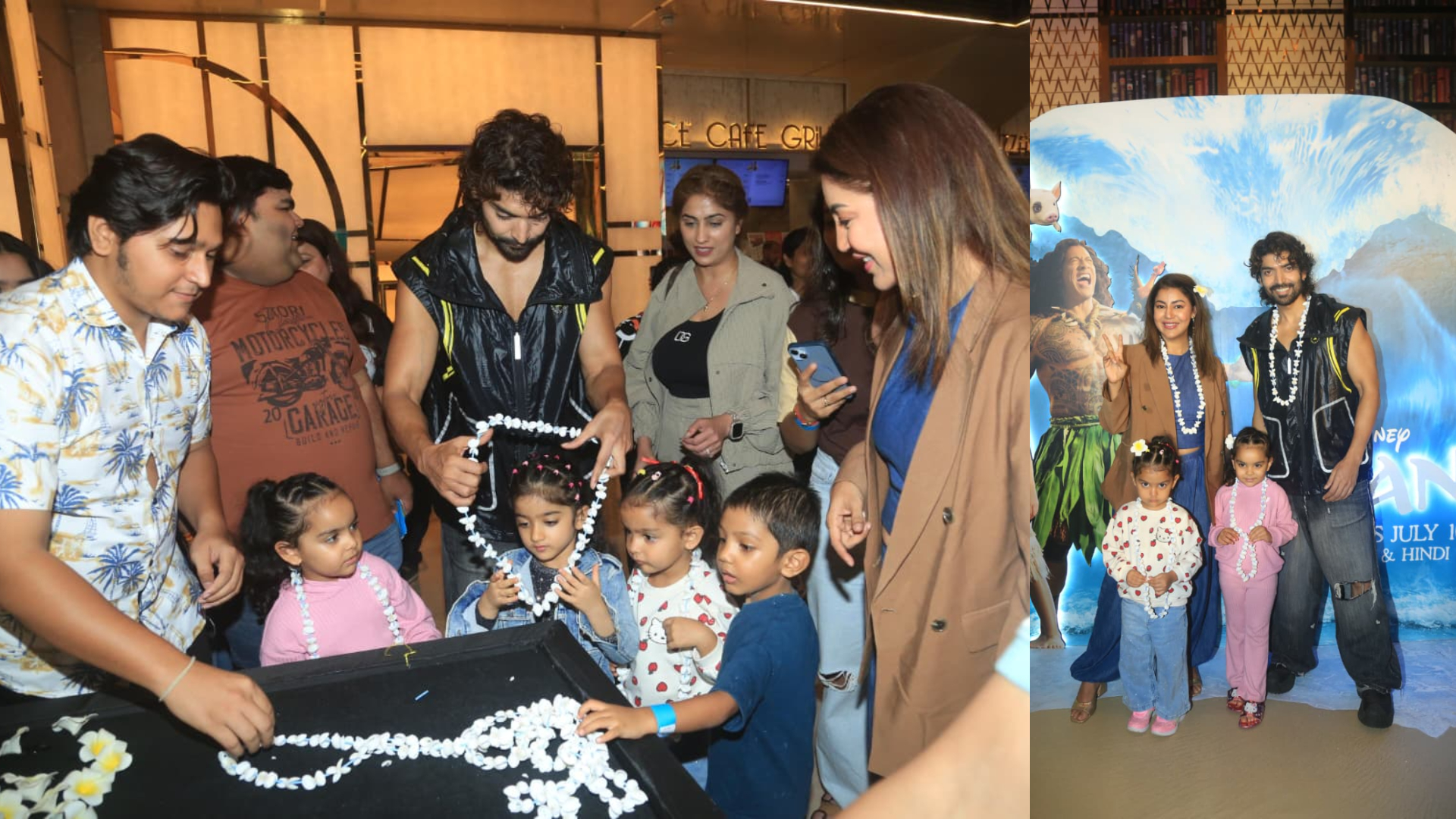 Gurmeet Choudhary and Debinna Bonnerjee’s Twins Celebrate The Moana Magic At A Special Screening Ahead of 10th July Release