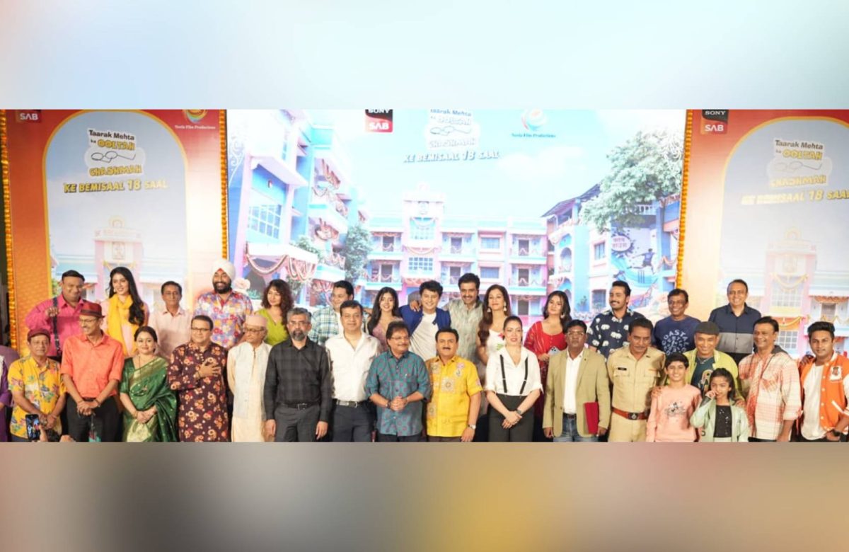 Sony SAB and Neela Film Productions celebrate 18 years of spreading happiness with Taarak Mehta Ka Ooltah Chashmah