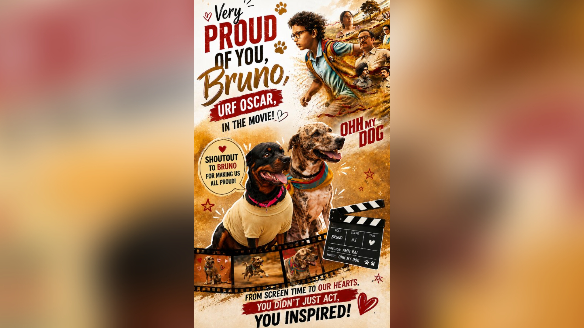Bruno Wins Hearts Beyond the Big Screen, Receives a Warm Welcome from His Neighbourhood