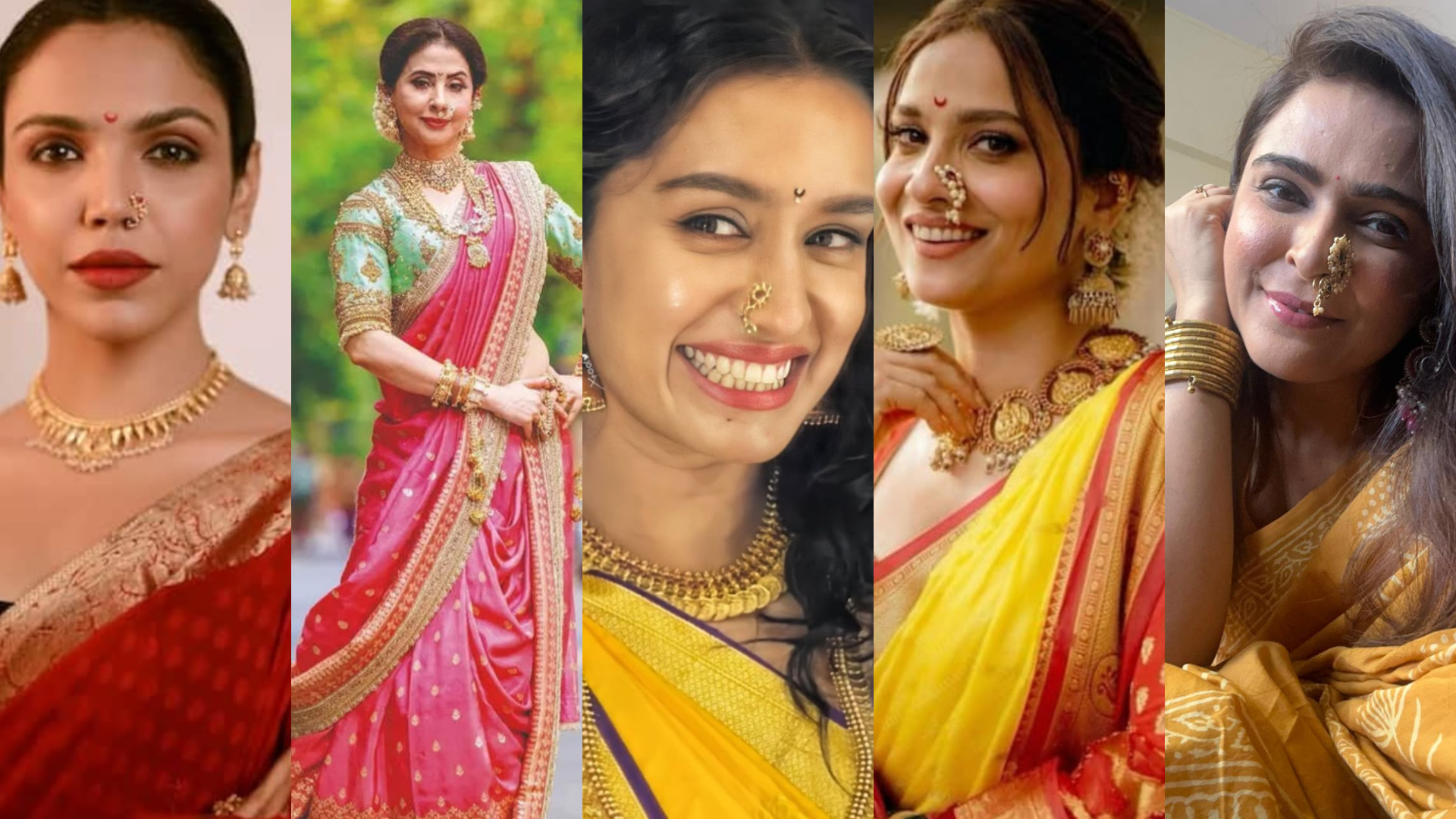 Ganesh Utsav 2026: Take Nath Inspiration from Shraddha Kapoor, Urmila Matondkar, Ankita Lokhande, Madhurima Tuli and Shriya Pilgaonkar