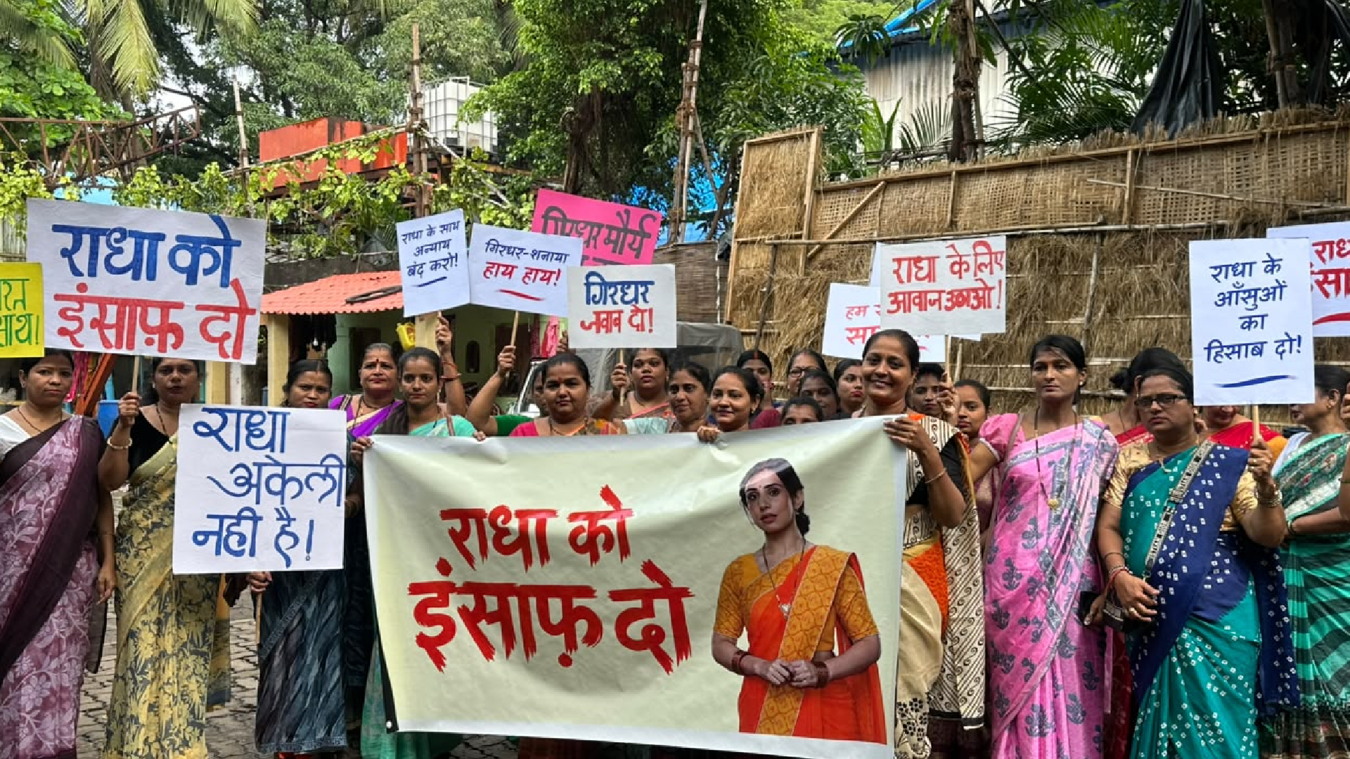 Humari Radha: Radha’s supporters Protest Against Girdhar’s Infidelity, Demand She Learns the Truth