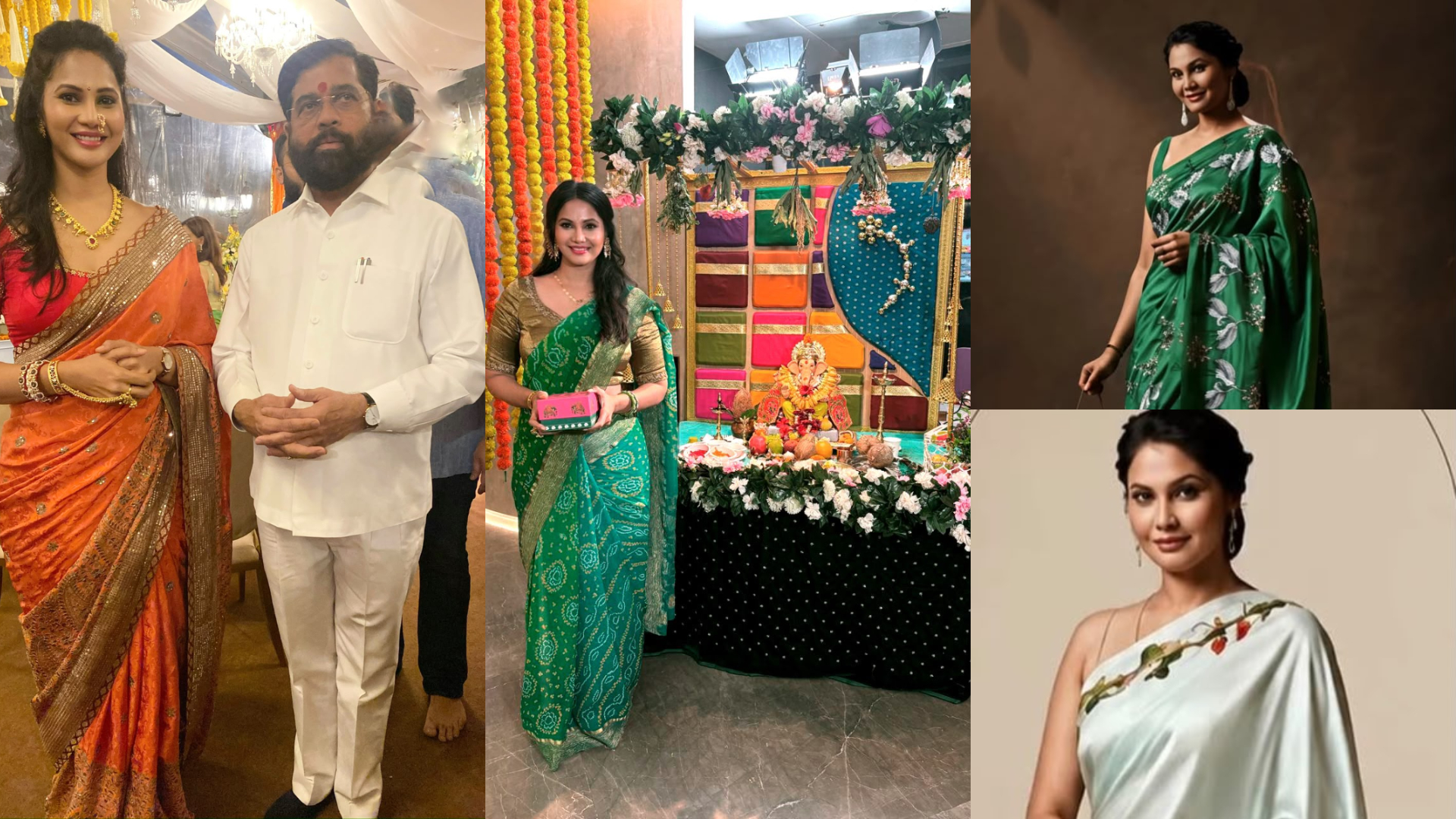Rupali Suri Serves Stunning Saree Inspiration in Vibrant Colours This Navratri