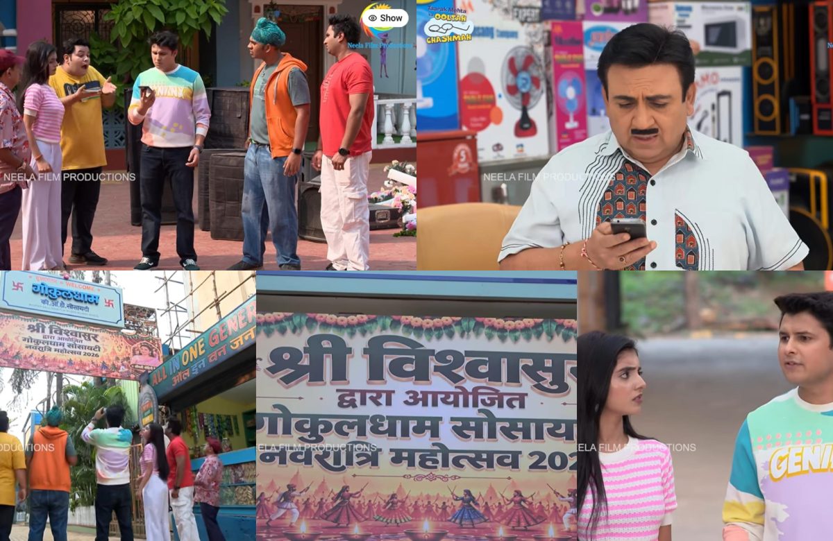 Sneak Peek of Tonight’s Episode of Asit Kumarr Modi’s Taarak Mehta Ka Ooltah Chashmah: Vishwasur’s Navratri Announcement Leaves Tapu Sena Surprised!